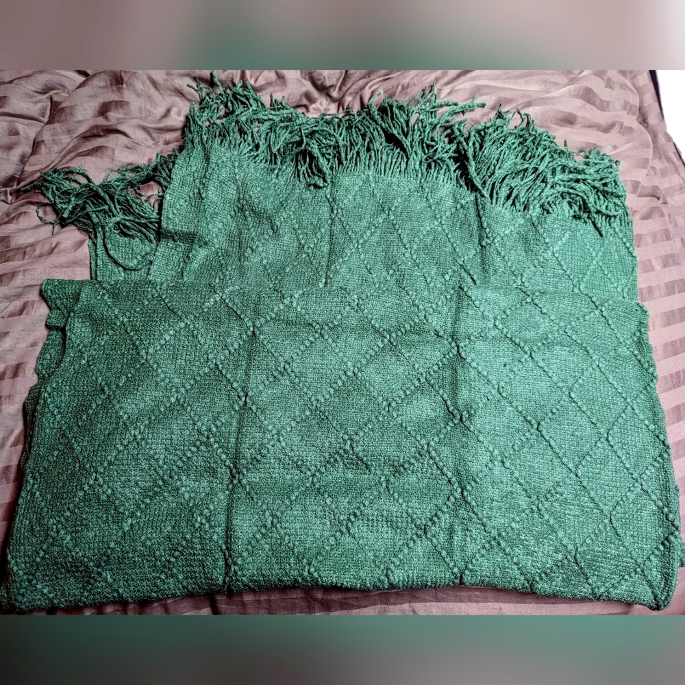Emerald Green blanket/throw - BNIB
